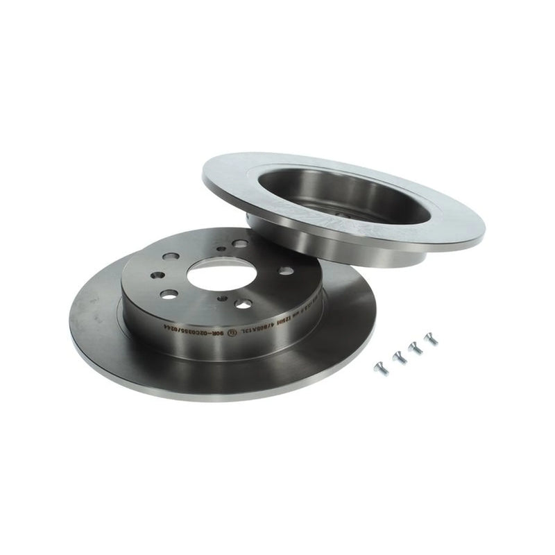 Bosch 2 x Solid Rear Brake Discs 0 986 479 047