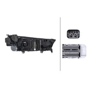 Hella Headlight Headlamp LED Left 1LX 014 952-631