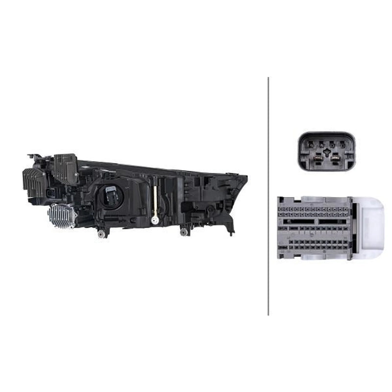 Hella Headlight Headlamp LED Left 1LX 014 952-631