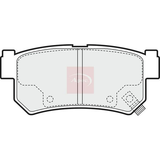 Apec Rear Brake Pad Set PAD1462