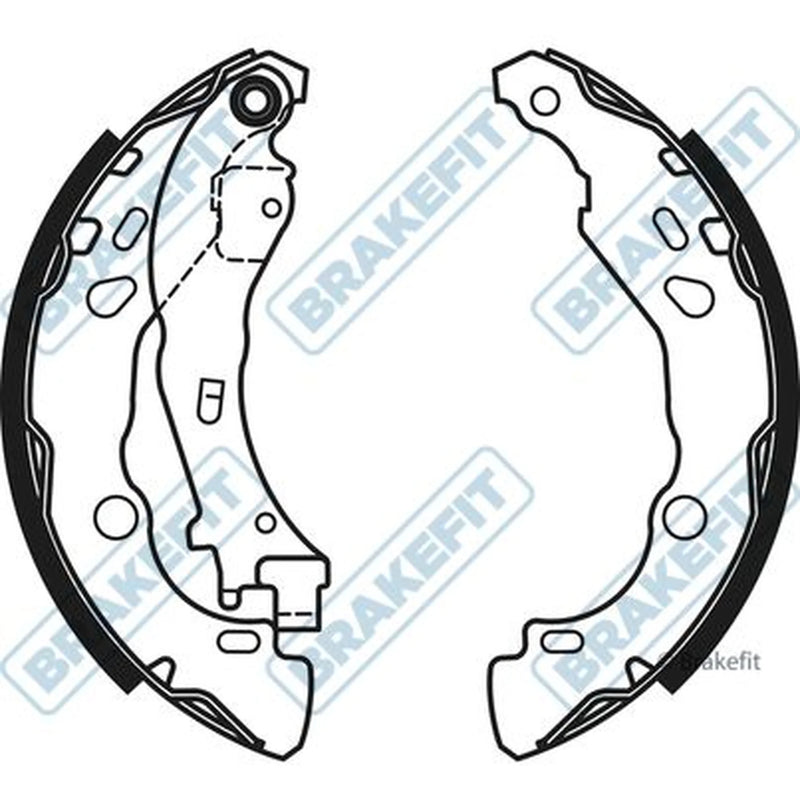 Apec Brake Shoe Set Axle Kit BSH1055