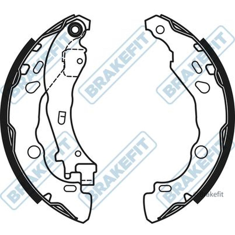 Apec Brake Shoe Set Axle Kit BSH1055