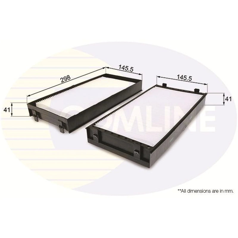 Comline Cabin Air Filter (Pollen Filter) EKF171