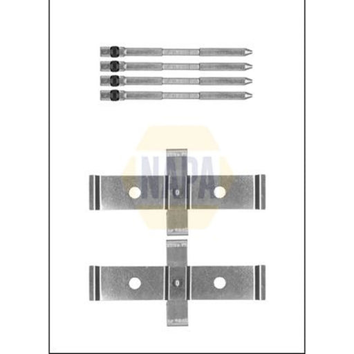 NAPA Brake Pad Accessory Fitting Kit Front NFK1078