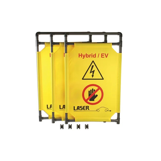 Laser Tools Hybrid/EV Folding Safety Barrier - PL