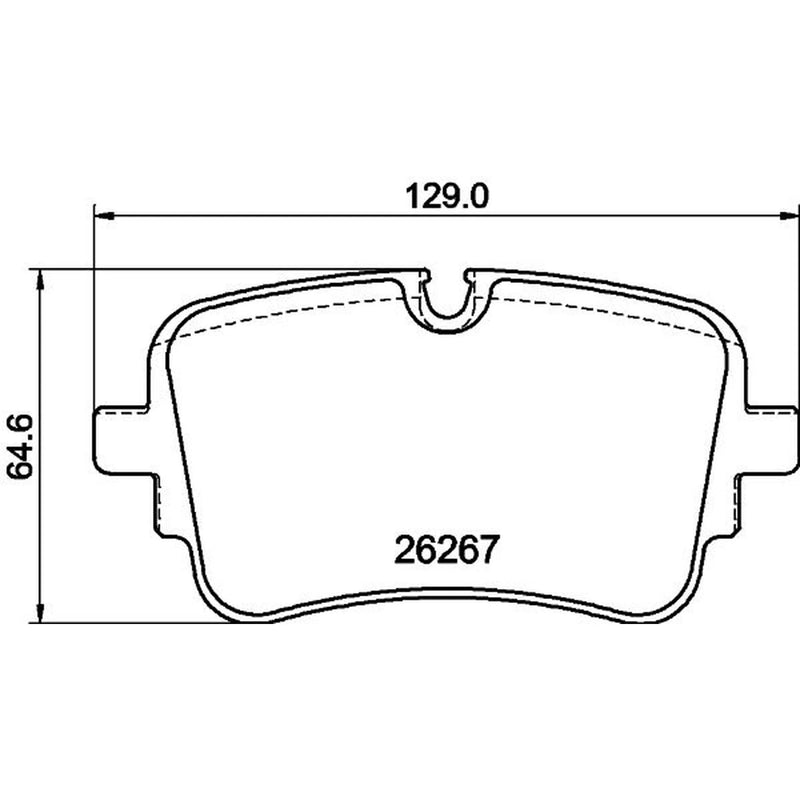 Mintex Rear Brake Pad Set MDB4281
