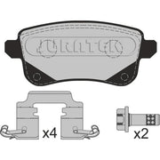 Juratek Rear Brake Pad Set JCP4026
