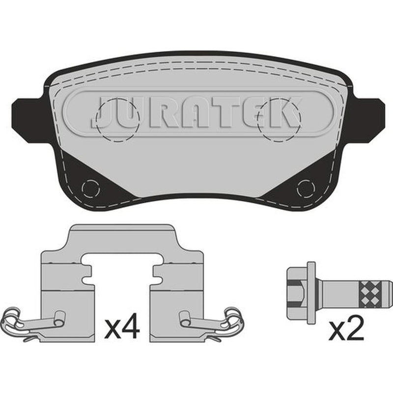Juratek Rear Brake Pad Set JCP4026