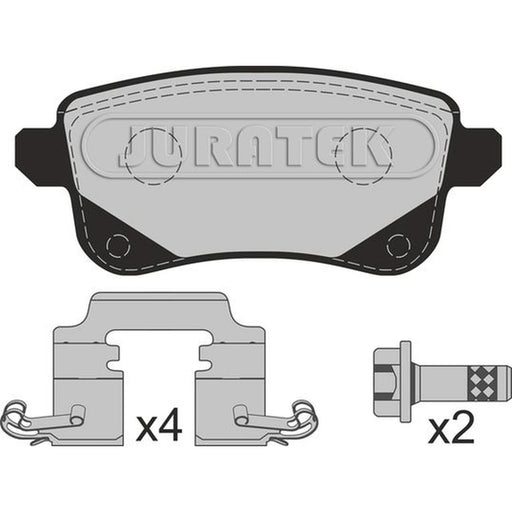 Juratek Rear Brake Pad Set JCP4026