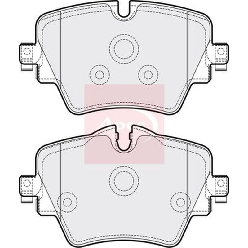 Apec Front Brake Pad Set PAD2050