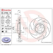 Brembo 2 x / Front Brake Discs 09.D762.10
