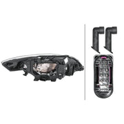 Hella Headlight Headlamp H7/H1 Left 1EB 354 996-011