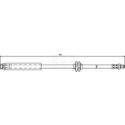Apec Brake Hydraulic Hose Line Front HOS3683