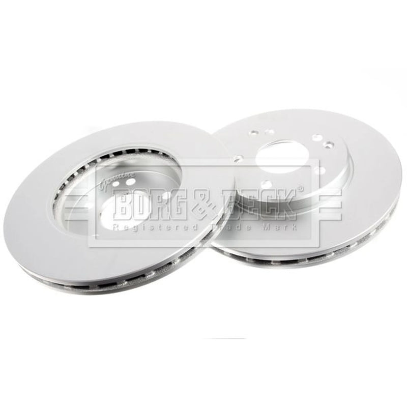 Borg & Beck 2 x Vented Front Brake Discs BBD4470