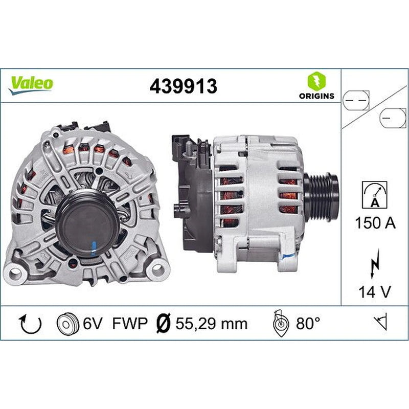 Valeo Car Alternator 12V 439913