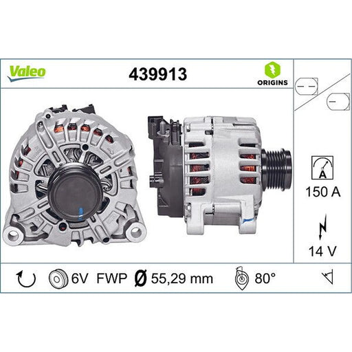 Valeo Car Alternator 12V 439913