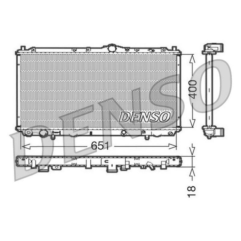 Denso Engine Radiator DRM33061
