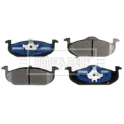 Borg & Beck 4 x Front Brake Pad Set BBP2547