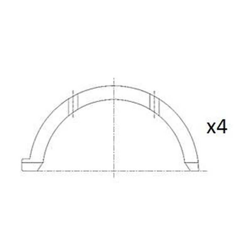 FAI Thrust Washer Set 89.5mm BT3005-STD