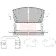 Apec Front Brake Pad Set PAD2407