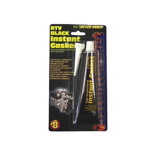 Silverhook RTV Black Instant Gasket 100g - SG08