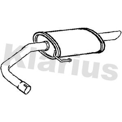 Klarius Box With Tail Pipe Rear BM458X
