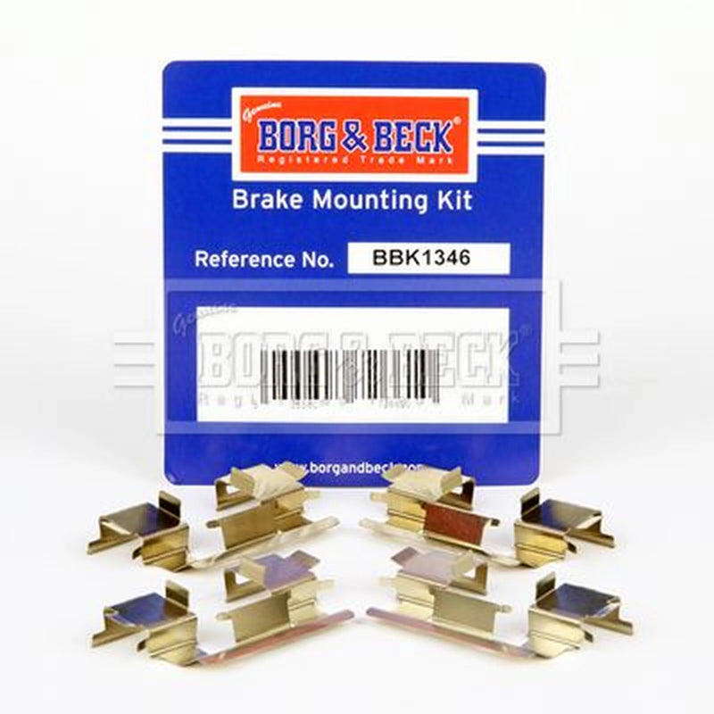 Borg & Beck Brake Pad Accessory Fitting Kit Front BBK1346