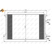 NRF Air Conditioning Condenser 35516
