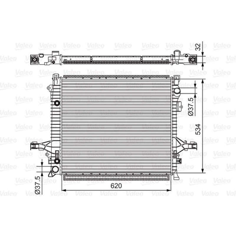 Valeo Engine Radiator 701539