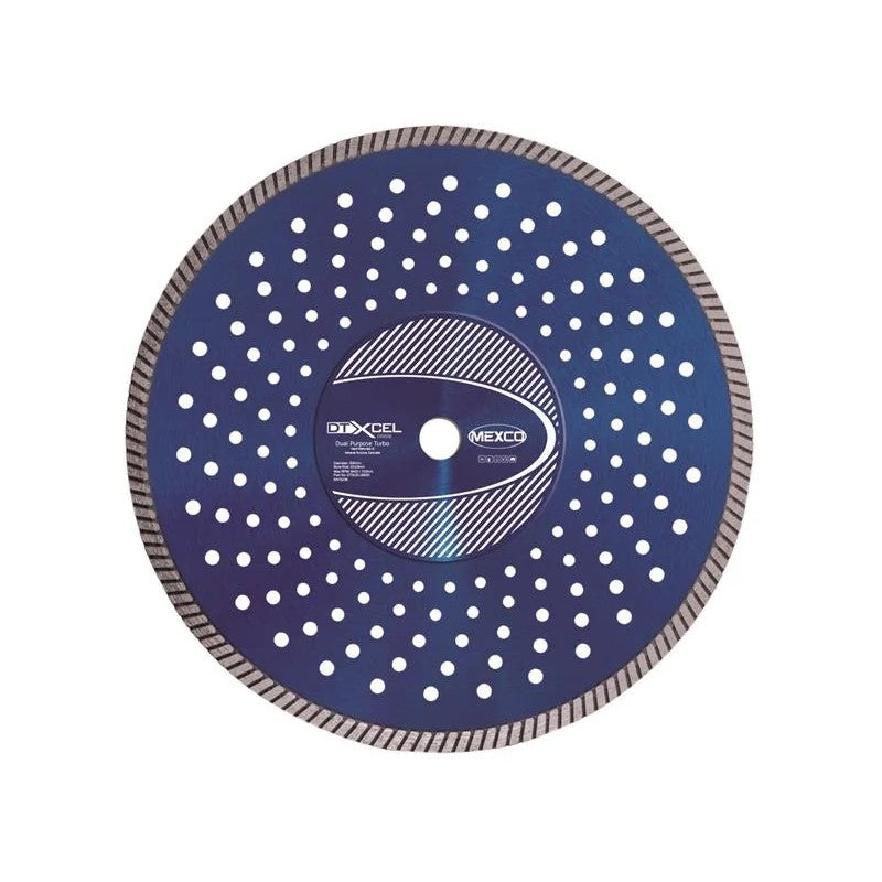 MEXCO XCEL Grade Dual Purpose Turbo Diamond Blade 300 x 20mm - DTXCEL30020