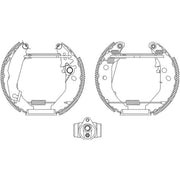 Mintex Brake Shoe Set Axle Kit MSP061