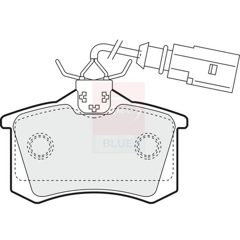 Apec Rear Brake Pad Set PD3006
