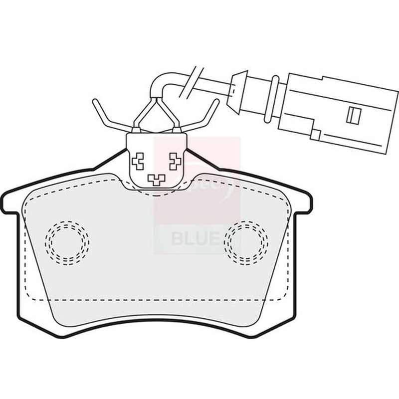 Apec Rear Brake Pad Set PD3006