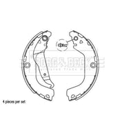 Borg & Beck Brake Shoe Set Axle Kit BBS6532