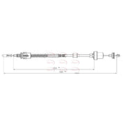 Apec Clutch Control Cable Pull CAB5029