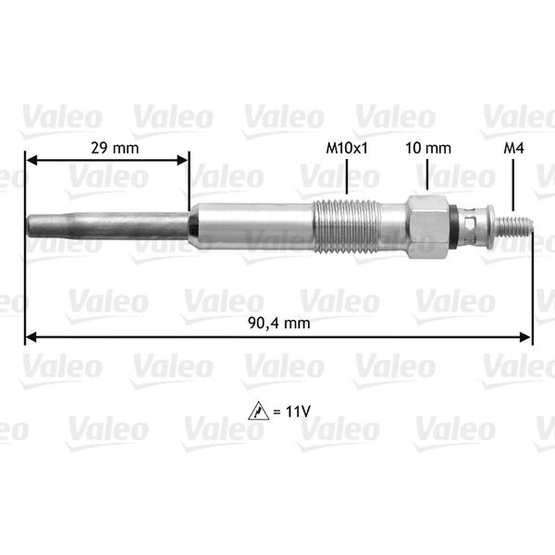 Valeo Diesel Engine Glow Plug 345102