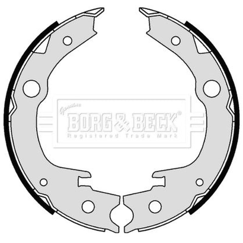 Borg & Beck Parking Brake Shoe Set BBS6342
