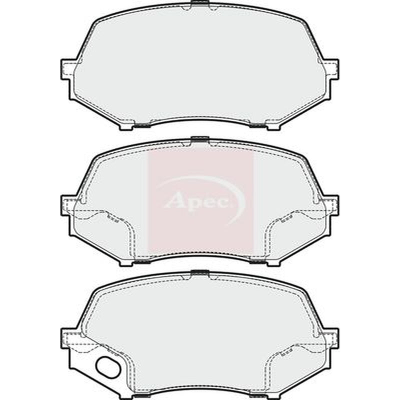 Apec Brake Pad Set PAD1690