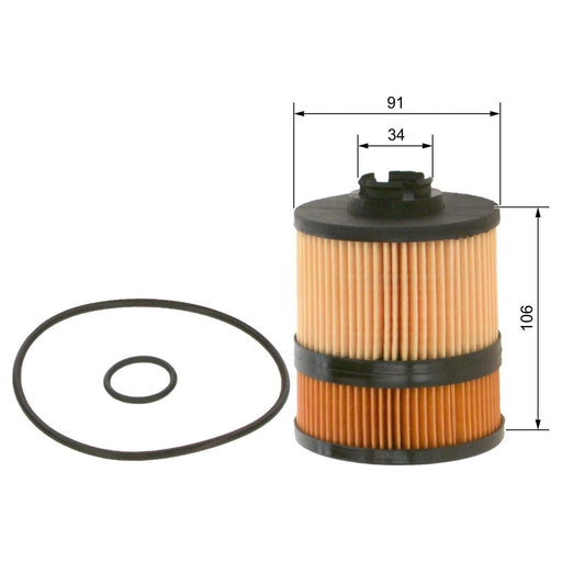 Genuine Bosch Car Oil Filter P9302 Fits Saab 9-5 Tid - 3.0 - 01-05 1457429302 Bosch  - Town Parts