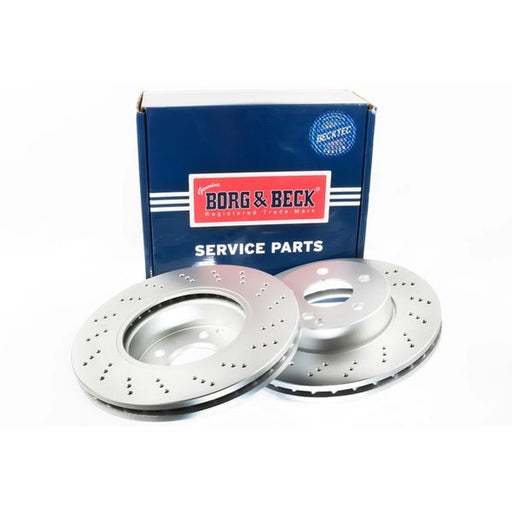 Borg & Beck 2 x / Front Brake Discs BBD4800