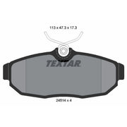 Textar Rear Brake Pad Set 2451401