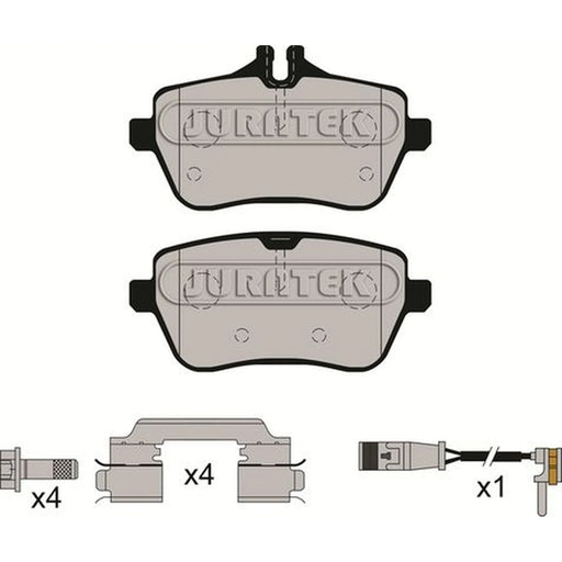 Juratek Rear Brake Pad Set JCP8234