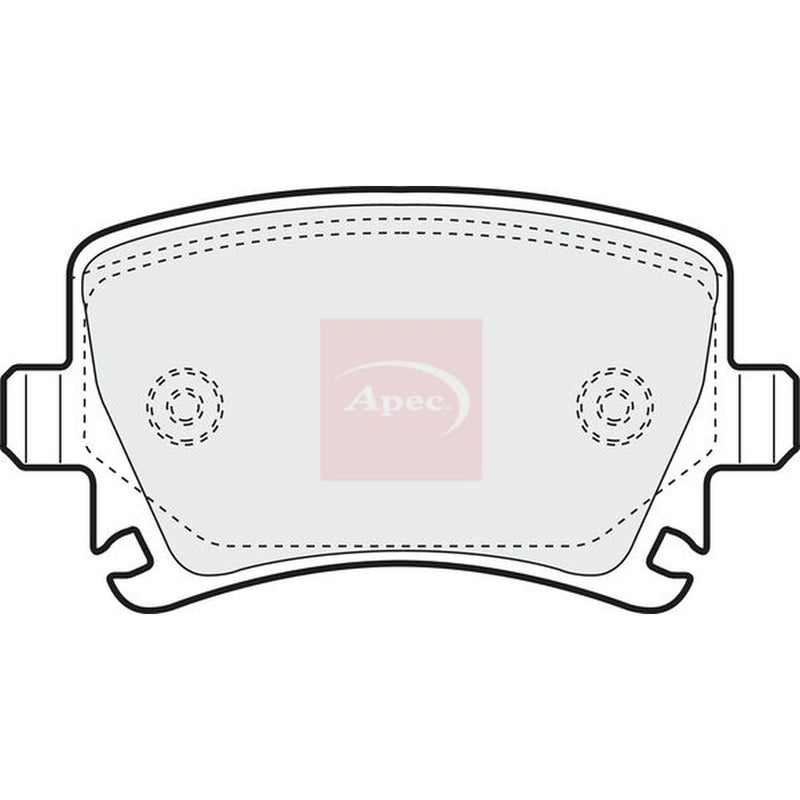 Apec Rear Brake Pad Set PAD1324