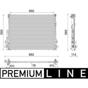 Mahle Engine Radiator CR 2607 000P