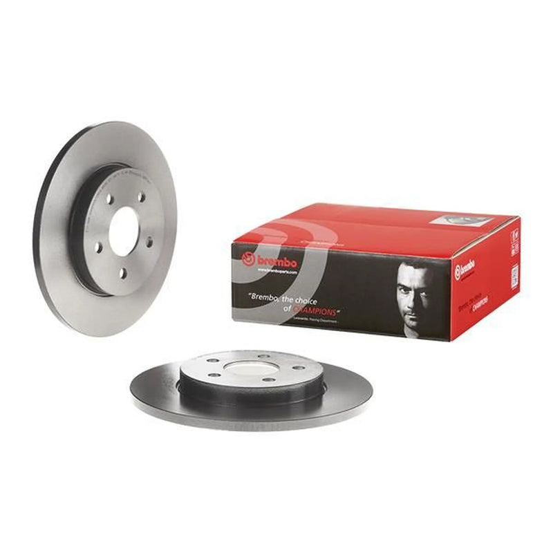 Brembo 2 x Solid Rear Brake Discs 08.9734.11