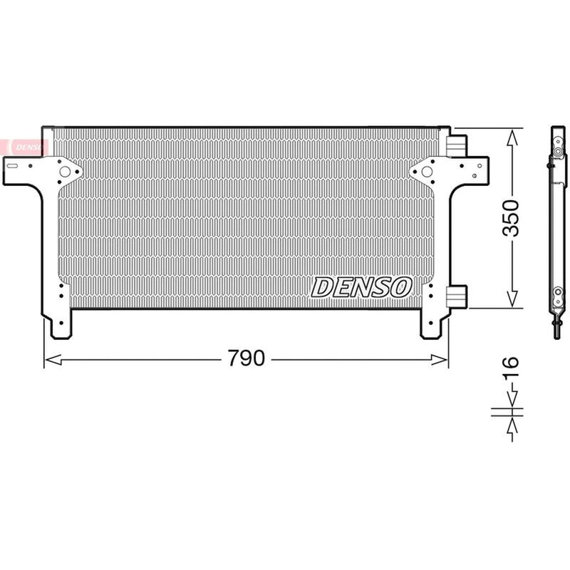 Denso Air Conditioning Condenser DCN99063