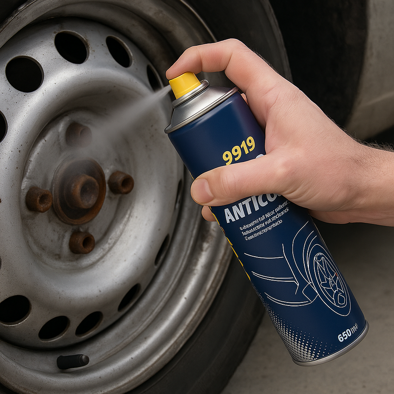 MANNOL Anticor Underseal Spray Paint Car Under Body Protection Seal 650ml - MAN