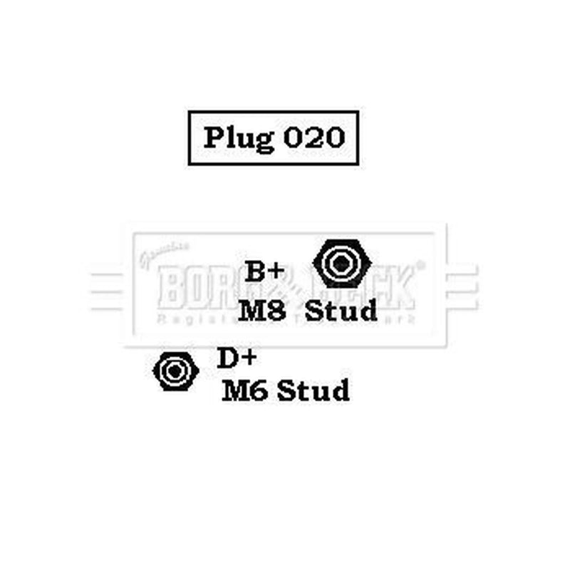 Borg & Beck Car Alternator 12V BBA2377