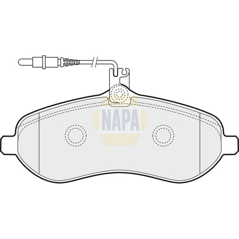 NAPA Front Brake Pad Set NBP1051
