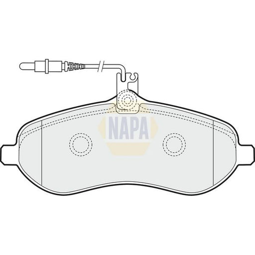 NAPA Front Brake Pad Set NBP1051